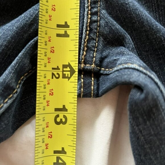 Levi Signature Gold Womens Mid Rise Bootcut Dark Wash Stretch Jeans-18S (34x29) - Picture 9 of 12